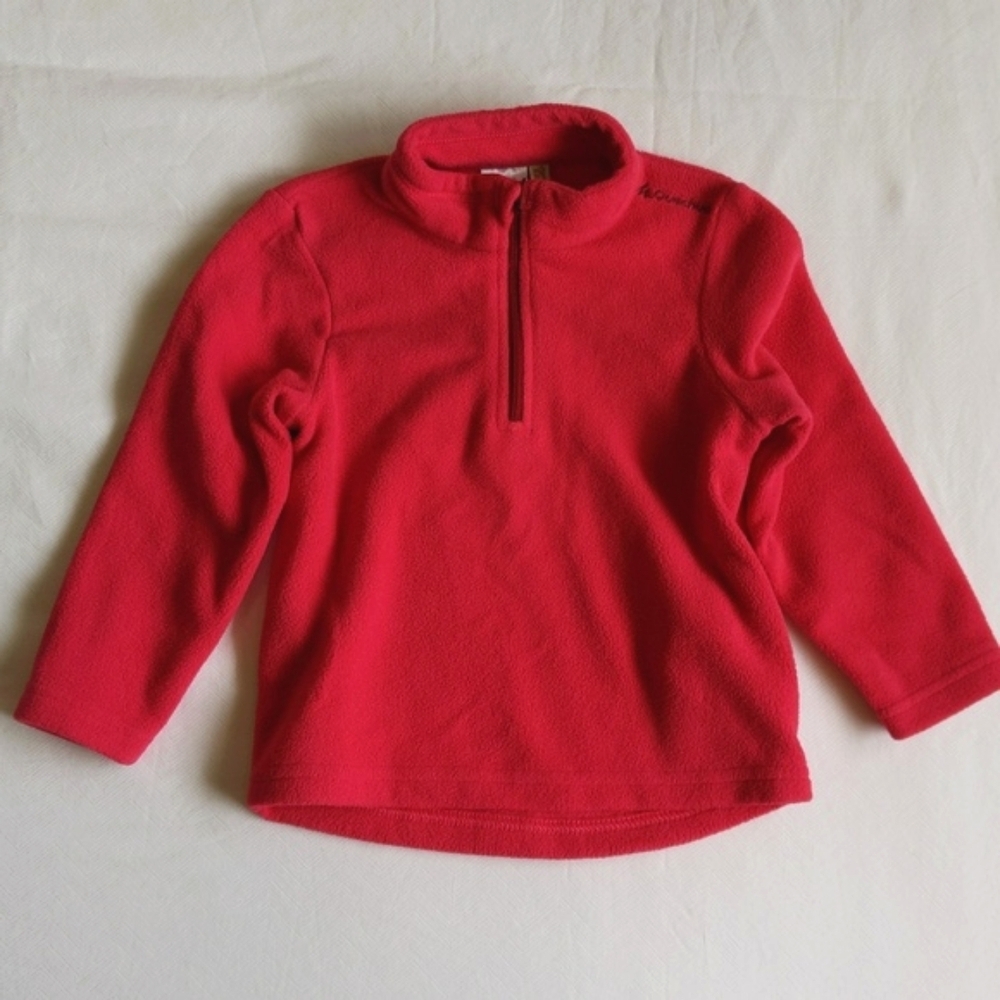 quechua decathlon hot pink fleece pullover sweater 2T toddler girls